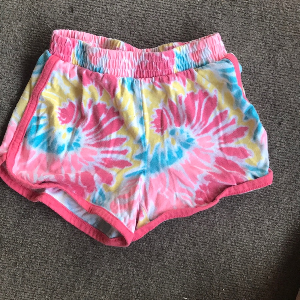 Tie die shorts